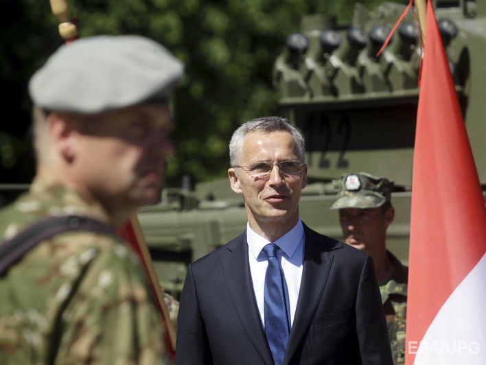 ﻿Столтенберг заявив, що НАТО завершив передислокацію військ у країни Балтії та Польщі
