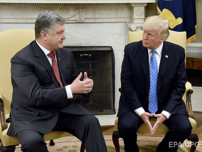 Трамп о встрече с Порошенко: У нас была очень-очень хорошая дискуссия