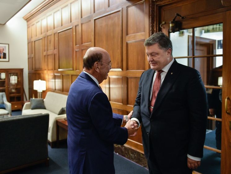 Порошенко обсудил с министром торговли США инвестиции в украинскую экономику и двустороннюю торговлю