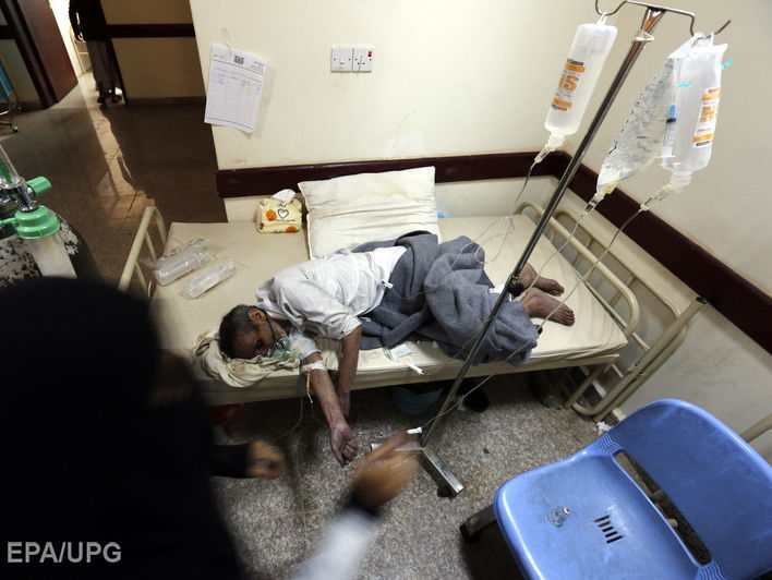 ﻿Кількість хворих на холеру в Ємені становить 200 тис. осіб