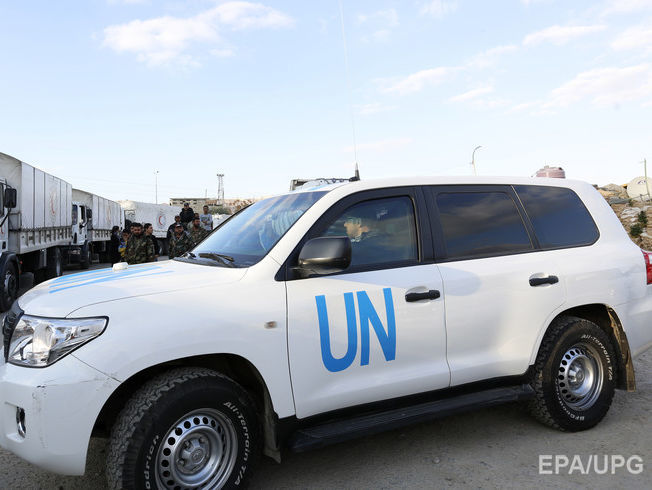 ﻿ООН відправила на окуповані території Донбасу 20 вантажівок із гуманітарною допомогою – Держприкордонслужба