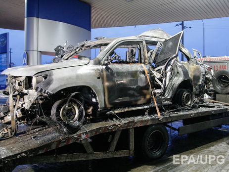Машина патруля ОБСЕ взорвалась 23 апреля