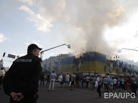 Владелец сгоревшего Центрального гастронома в Киеве намерен реконструировать здание под отель