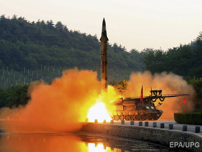 ﻿КНДР запустила балістичну ракету в бік Японії