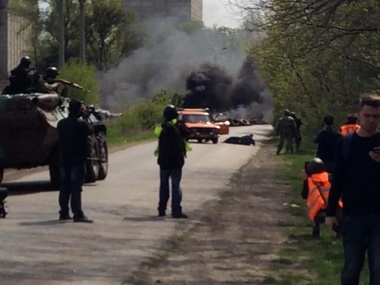 МВД: В ходе антитеррористической операции в Славянске убиты пять террористов