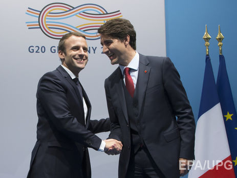 Трюдо и Макрон на саммите G20 обсудили ситуацию в Украине