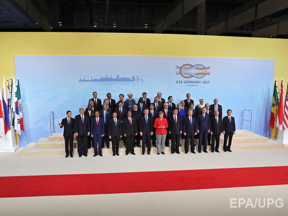 Страны G20 на саммите в Гамбурге согласовали текст совместного заявления, кроме пункта о климате