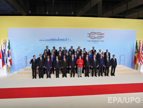 ﻿Країни G20 на саміті в Гамбурзі погодили текст спільної заяви, крім пункту про клімат