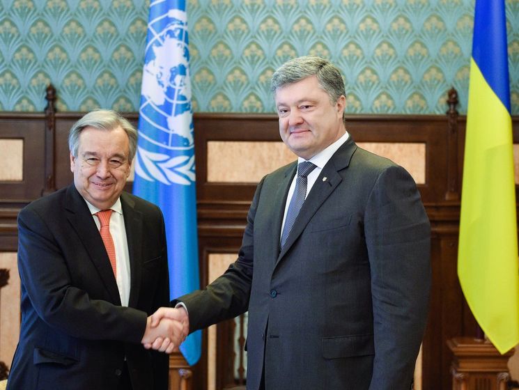 ﻿Порошенко: Україна виконує фінансові та інші зобов'язання перед ООН, незважаючи на агресію з боку РФ