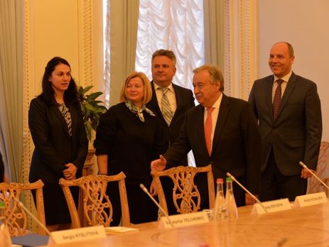 Ирина Геращенко заявила, что призвала Гутерриша к более активной позиции в освобождении украинских заложников в ОРДЛО и РФ