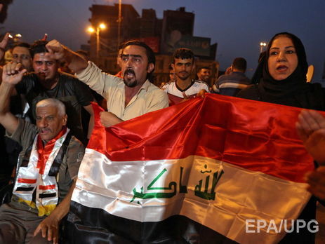 В Багдаде празднуют взятие Мосула. Фоторепортаж