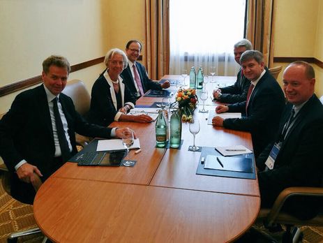 ﻿Данилюк зустрівся з главою МВФ