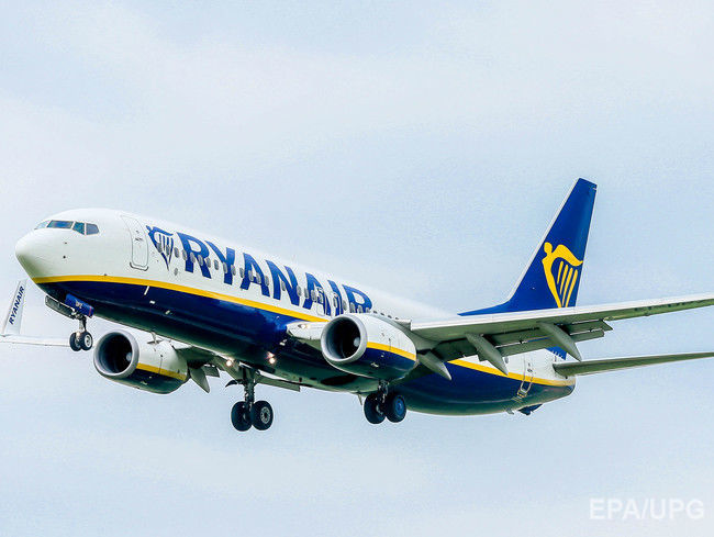 Ryanair пообещала компенсировать стоимость билетов на отмененные украинские рейсы
