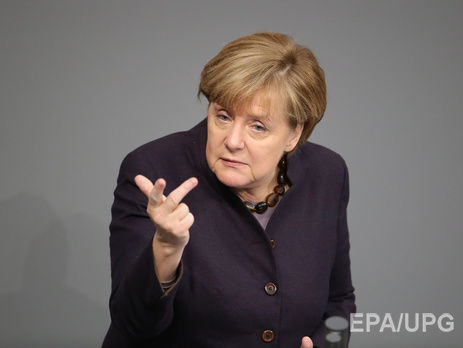 ﻿Меркель заявила, що безвіз для українців був би неможливим без "напористості" Порошенка