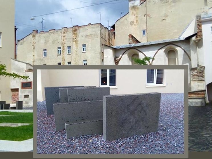 ﻿У Львові підлітки спаплюжили стелу на території меморіального комплексу "Площа синагог"