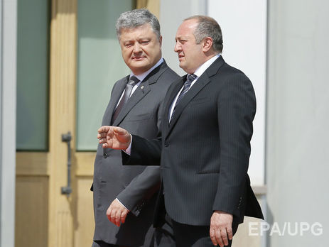 Порошенко пригласил президента Грузии посетить Украину