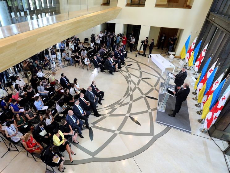 Порошенко и Маргвелашвили договорились о координации действий по интеграции в евроатлантические структуры