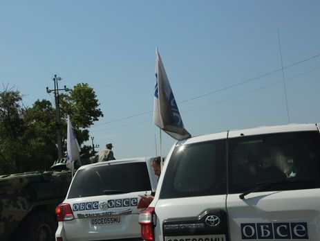 Миссия ОБСЕ: После более трехчасового ожидания наблюдатели уезжают из Новоазовска, но вернутся