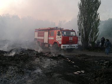В Николаеве горел завод имени 61 Коммунара