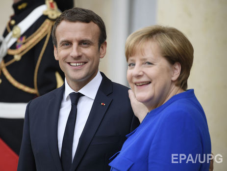 Меркель и Макрон о переговорах в нормандском формате: Нарушения перемирия на Донбассе должны прекратиться немедленно