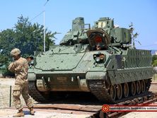 В Грузию на учения НАТО прибыла американская военная техника. Фоторепортаж