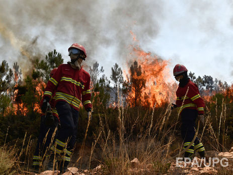 В Португалии из-за пожаров закрыты дороги, жителей центральной части страны эвакуируют. Фоторепортаж