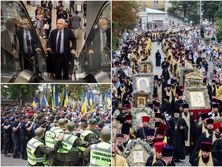 Крестный ход в Киеве, у АП – столкновения со сторонниками Саакашвили, в США согласовали санкции против РФ. Главное за день