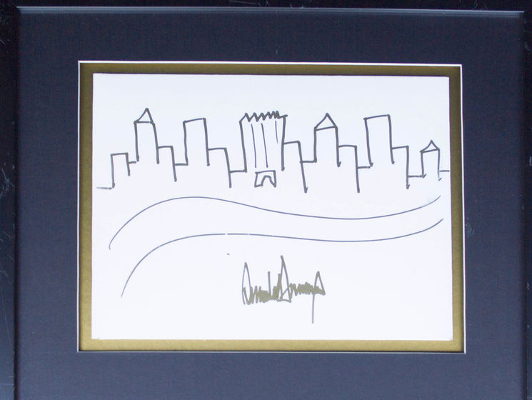 ﻿Малюнок Трампа продали на аукціоні за $29 тисяч