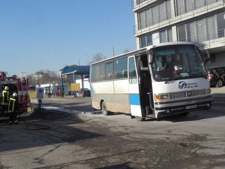﻿У Болгарії загорівся автобус із російськими туристами