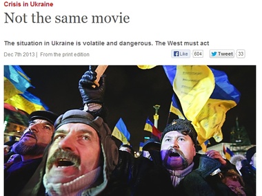 The Economist: Запад должен показать Януковичу, что любое насилие обойдется ему очень дорого