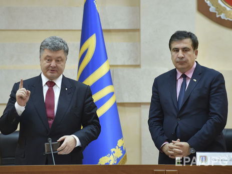 Саакашвили заявил, что Порошенко требовал от него прекратить 
