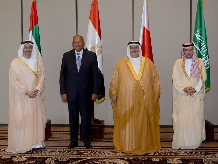 ﻿Чотири арабські країни готові до переговорів із Катаром про припинення бойкоту