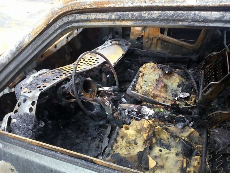 ﻿У Харкові невідомі підпалили автомобіль журналіста