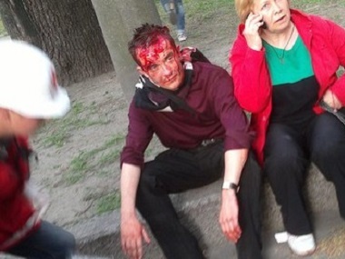 В Харькове в драке футбольных фанов с пророссийскими активистами пострадали 14 человек