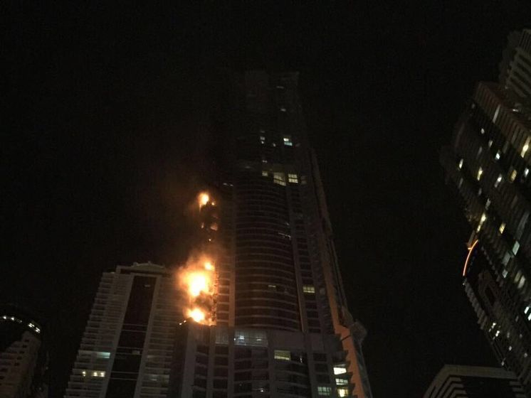 Пожар в башне The Torch в Дубае потушен