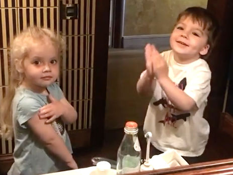 Дети Галкина впервые побывали на его концерте