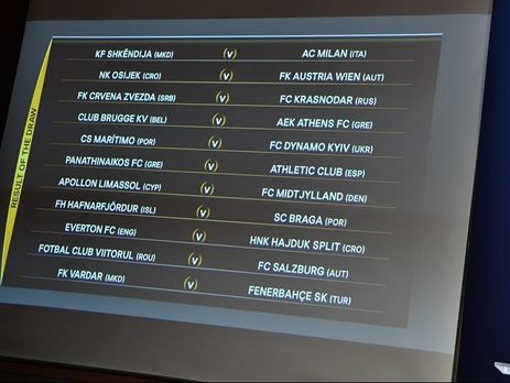 ﻿Жеребкування плей-оф Ліги Європи: 