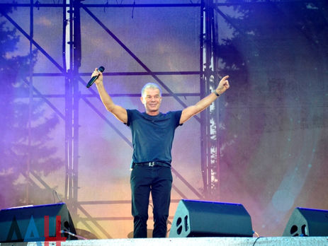 Газманов выступил в оккупированном Донецке