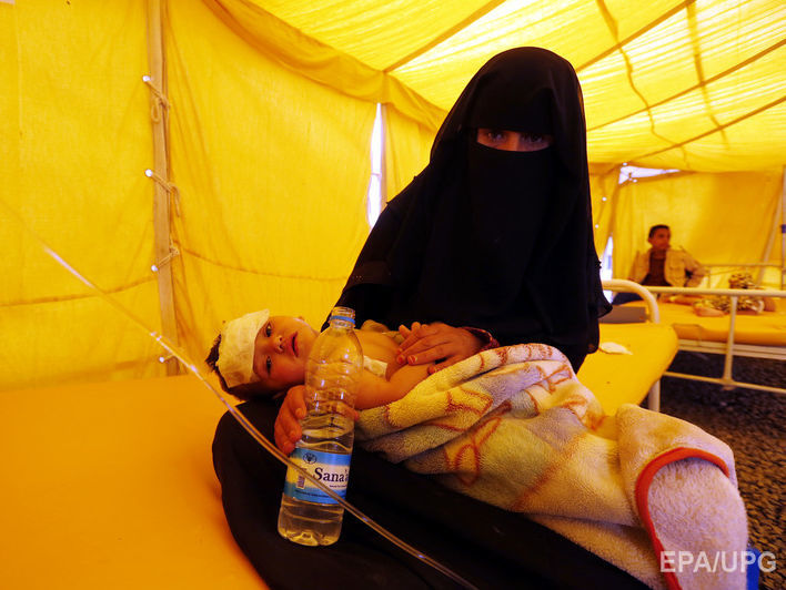 ﻿У Ємені від холери померло щонайменше 1915 осіб – ВООЗ
