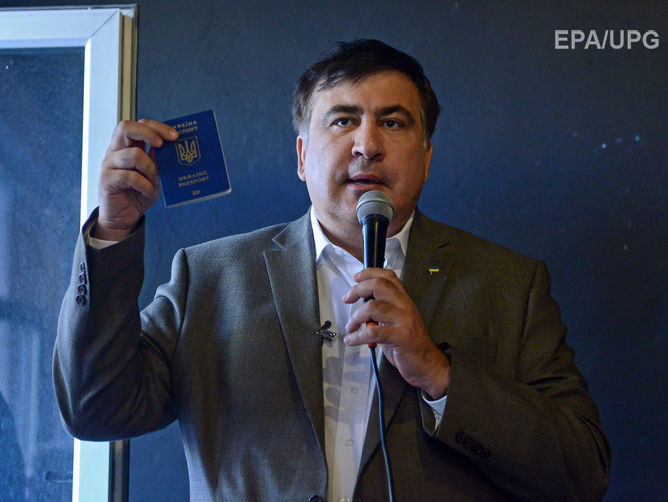 ﻿Саакашвілі заявив, що не претендує на литовське громадянство