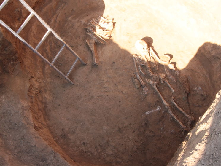 ﻿У Дніпропетровській області археологи знайшли могилу скіфської дівчини