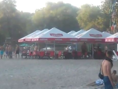 В сети опубликовали запись драки со стрельбой на пляже в Полтаве. Видео