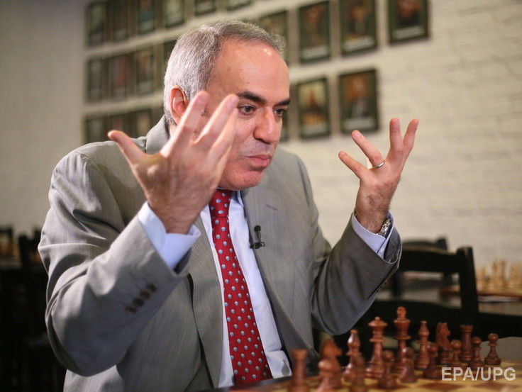 ﻿Каспаров зазнав першої поразки після повернення у шахи