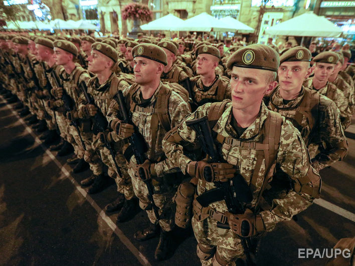 Репетиция военного парада в Киеве. Видео