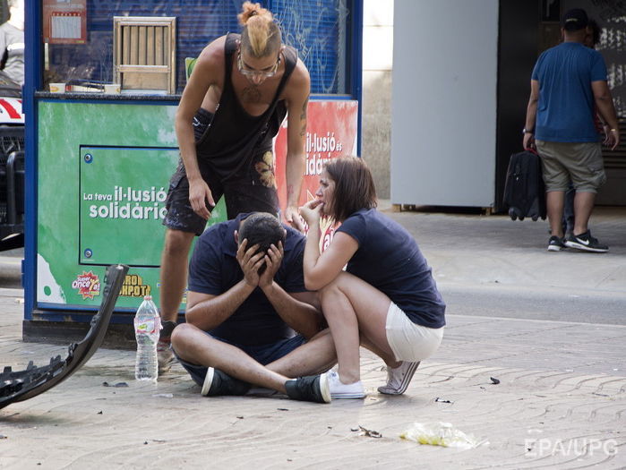 После теракта в Барселоне госпитализировали 82 человека
