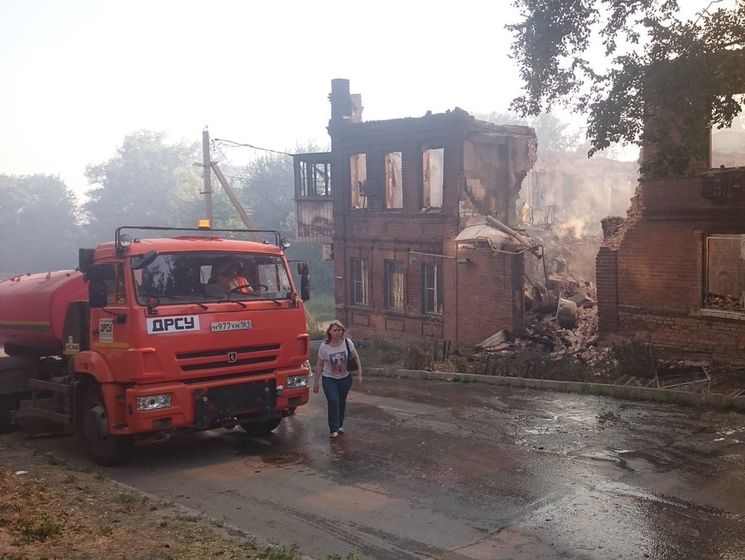 В результате пожара в Ростове-на-Дону пострадали 120 строений