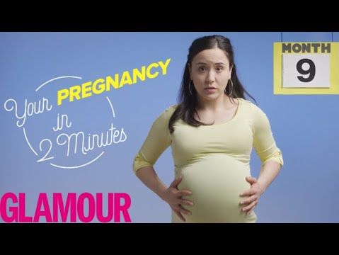 Весь период беременности женщины показали в коротком ролике. Видео