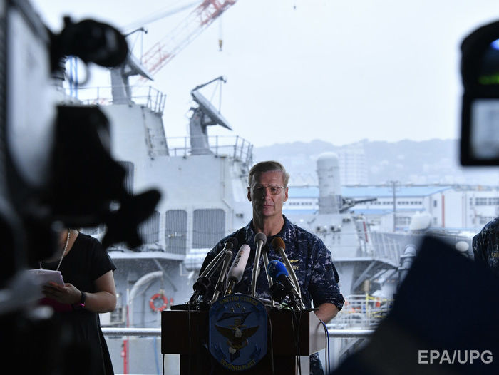 ﻿Командувача ВМС США відсторонять від посади через зіткнення американських кораблів з іншими суднами – WSJ