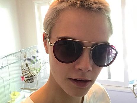 Делевинь поплавала вместе с акулами