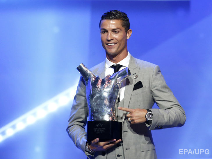 ﻿УЄФА визнав Роналду найкращим футболістом минулого сезону